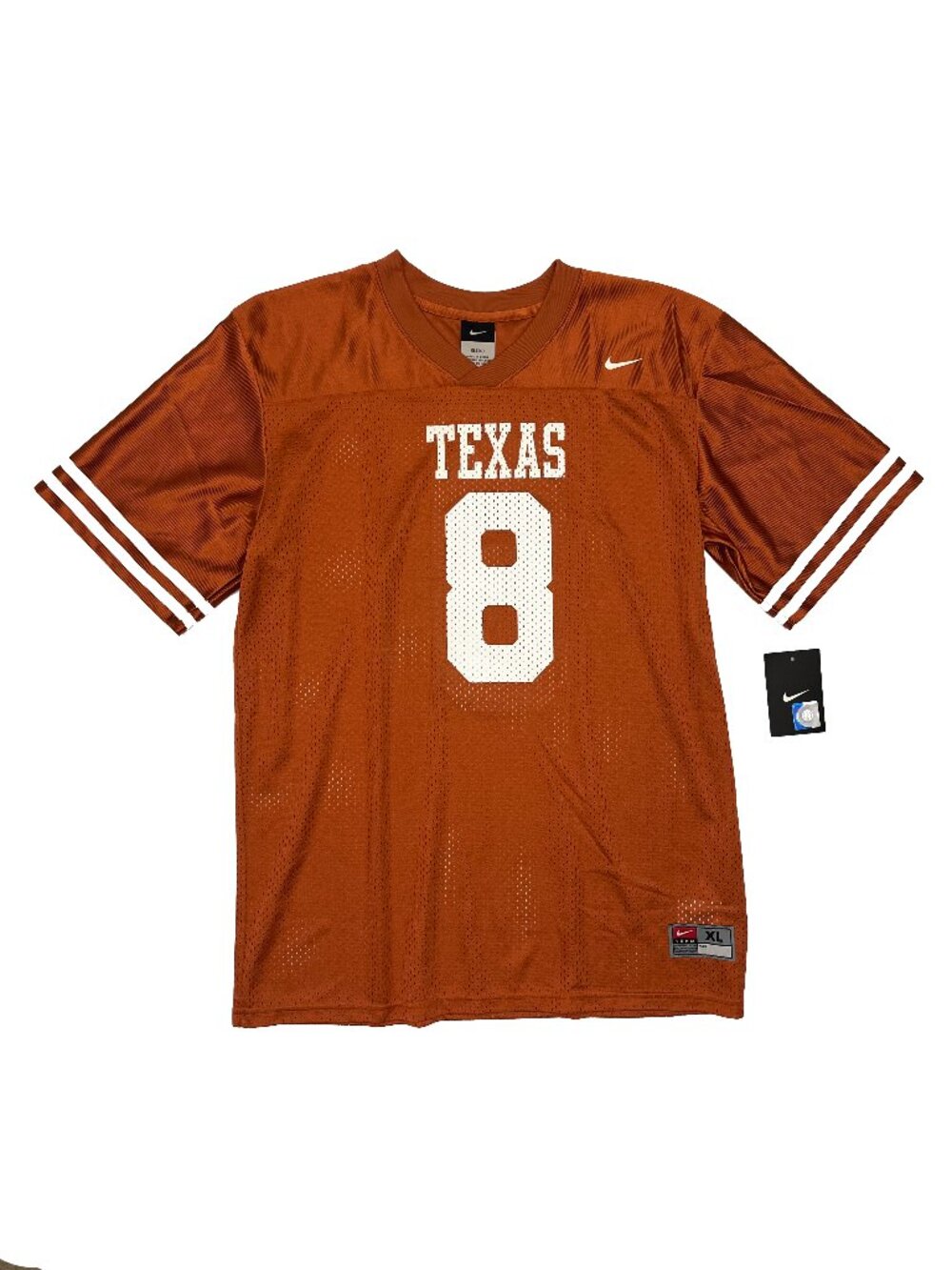 Nike NEW NWT Texas Longhorns #8 Football Jersey Youth Boys Girls XL X-Large 20
